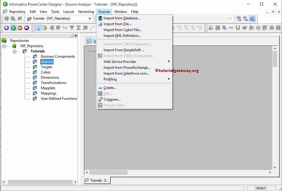 Informatica Source Analyzer 2